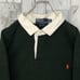 Polo by Ralph Lauren Pony Embroidered 90s 2XL Brown Long Sleeve Rugby Shirt