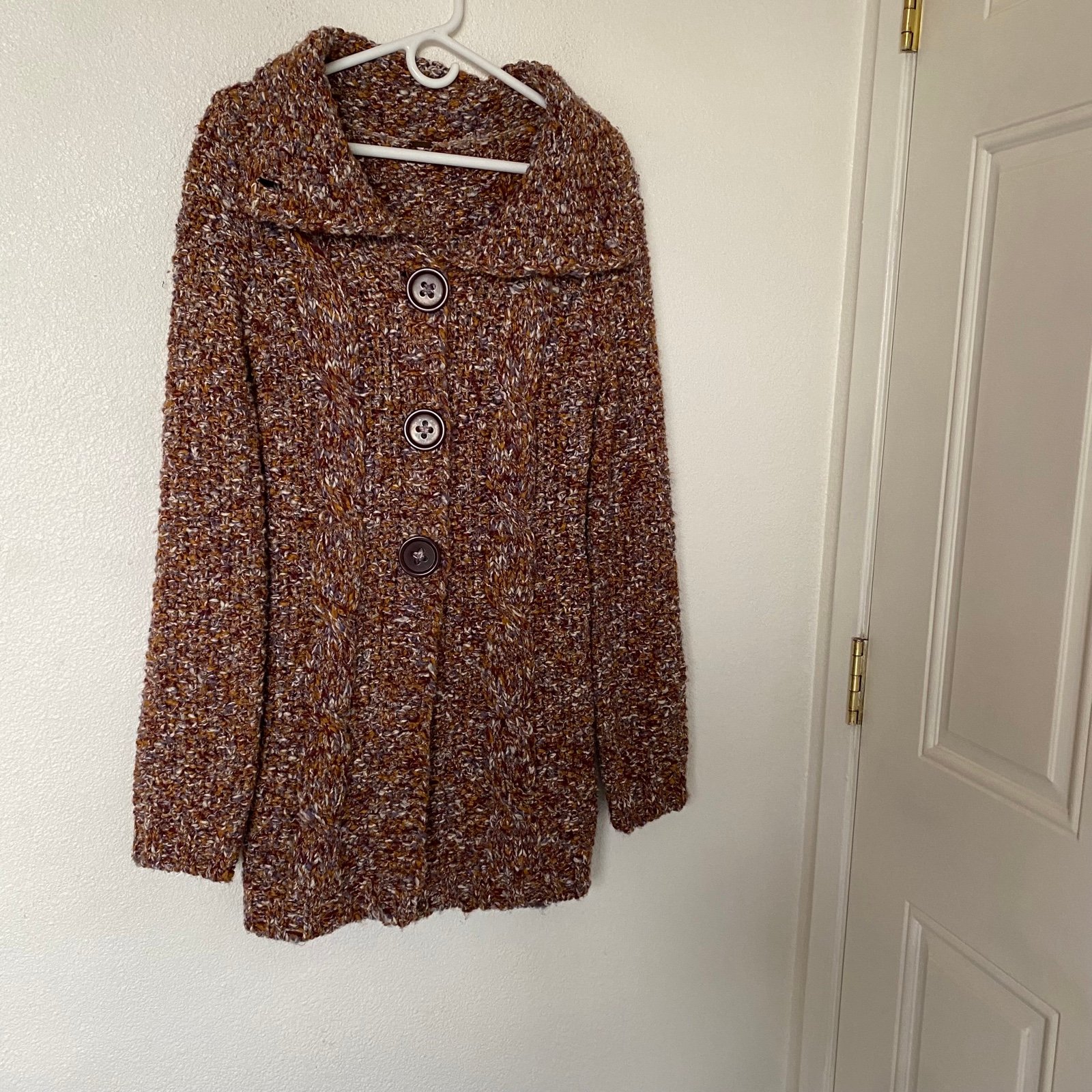 Free people pea coat trench sweater