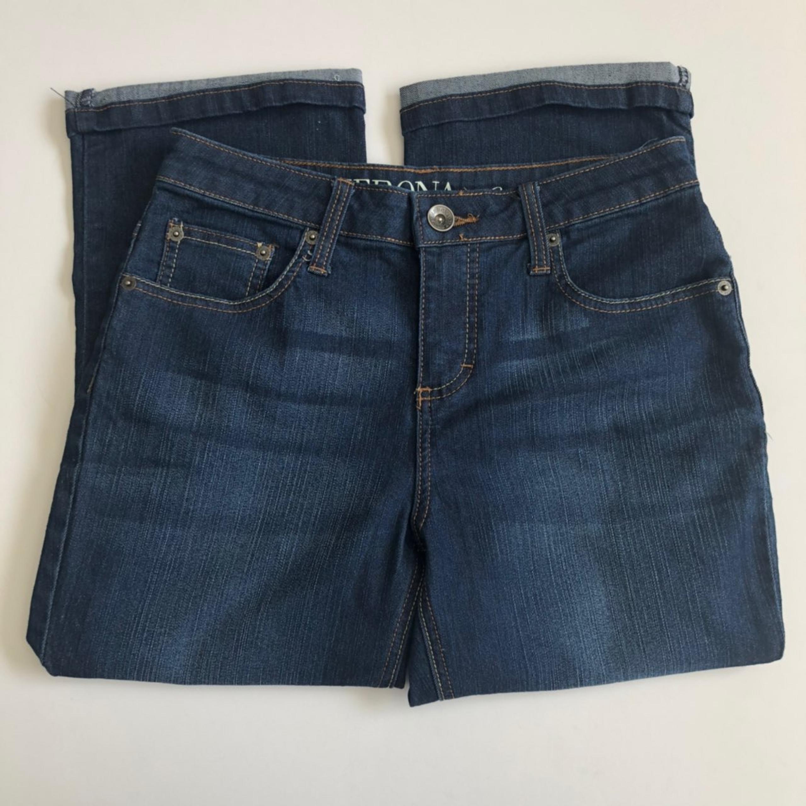 Merona Crop Leg Jeans Dark Wash Denim