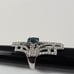 Sterling Silver 925 Art Deco Design Ring