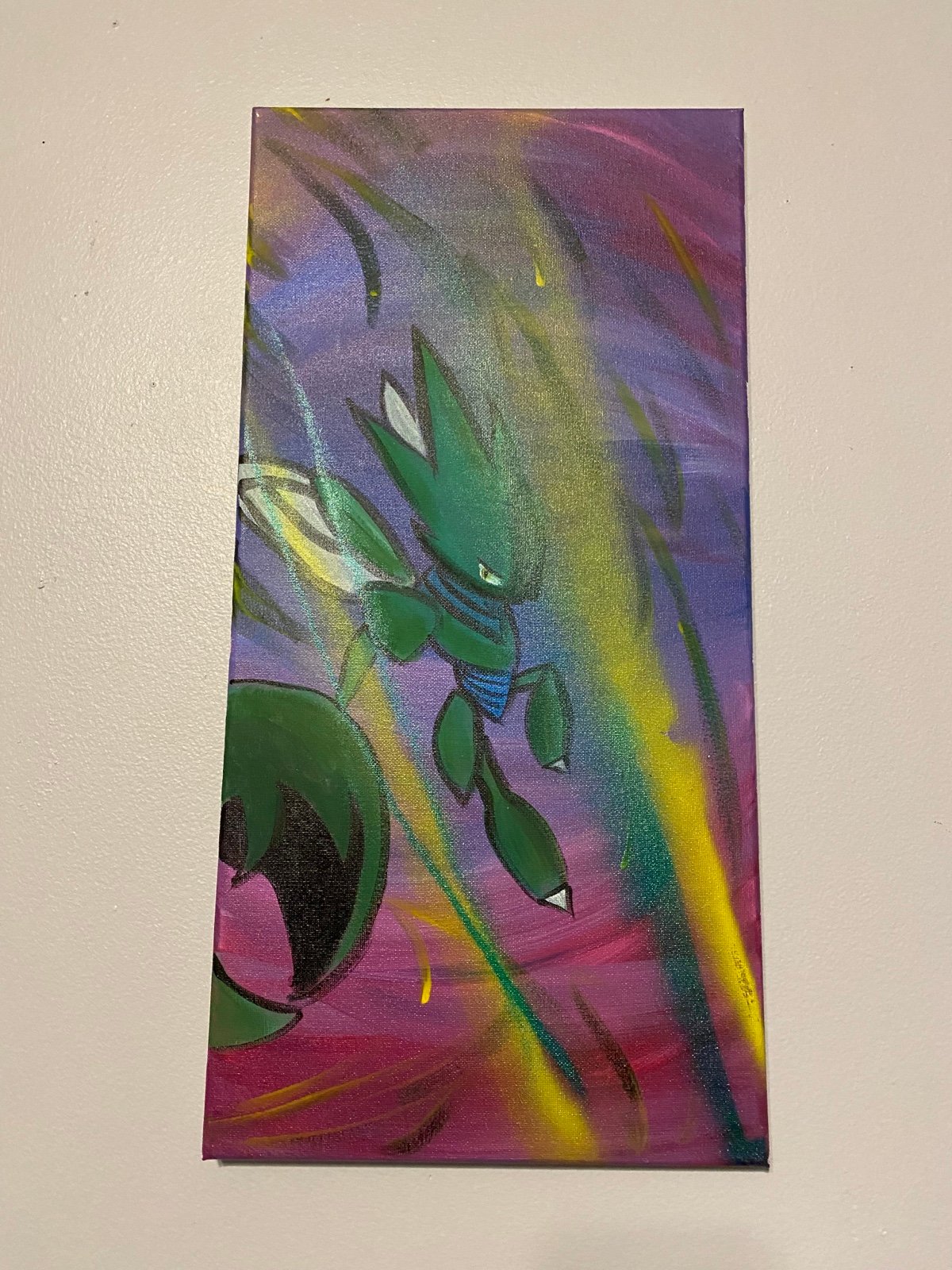 Pokemon card painting (shiny scizzor)