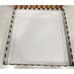 Mackenzie Childs Empty Gift Box Courtly Check 15 x 15 X 9 with Tissue Paper
