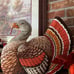 Rare Vintage Large Handmade Tom Turkey Centerpiece