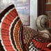 Rare Vintage Large Handmade Tom Turkey Centerpiece