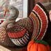 Rare Vintage Large Handmade Tom Turkey Centerpiece