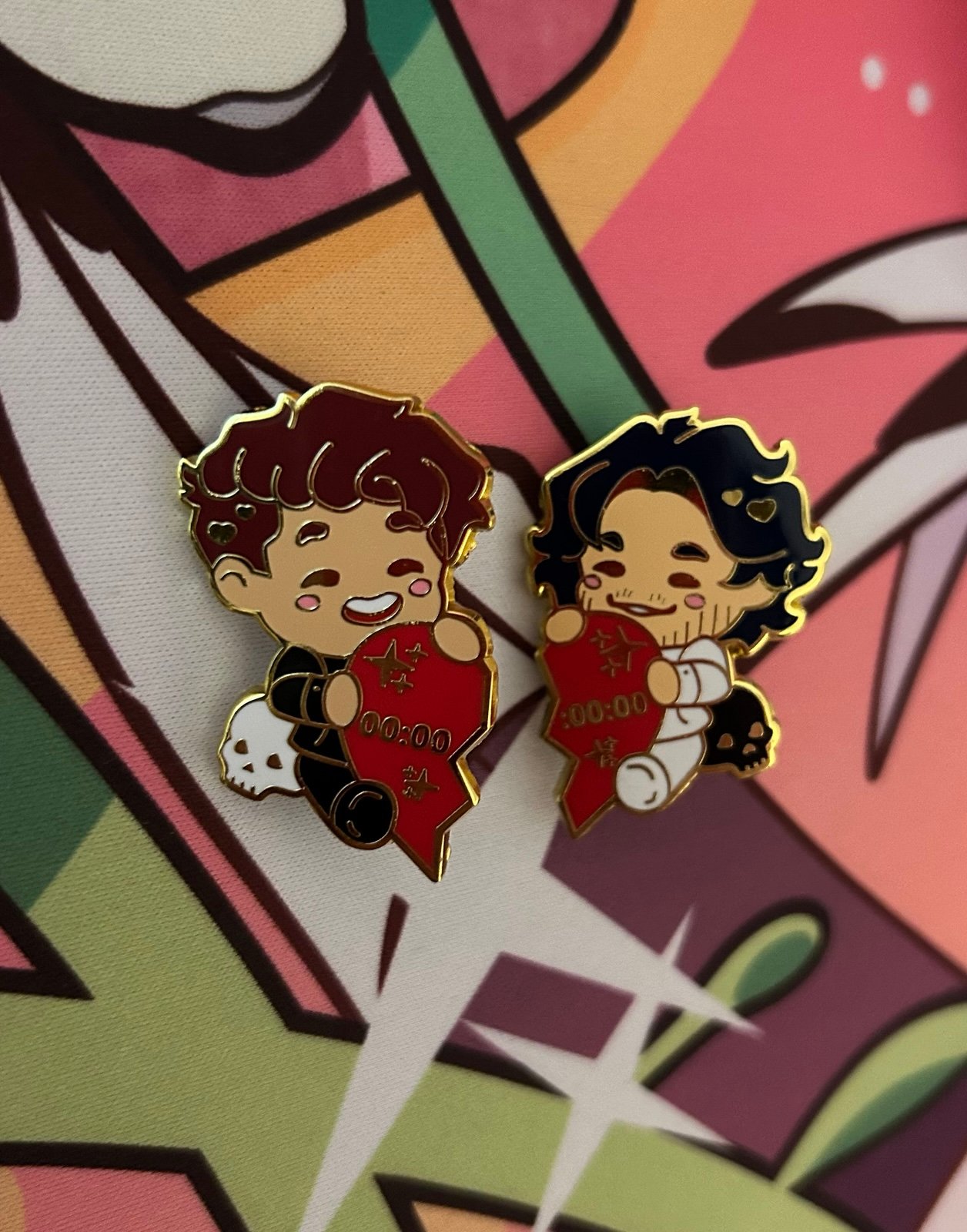 Fanmade Unus Annus Markiplier Ethan Nestor Pin Set