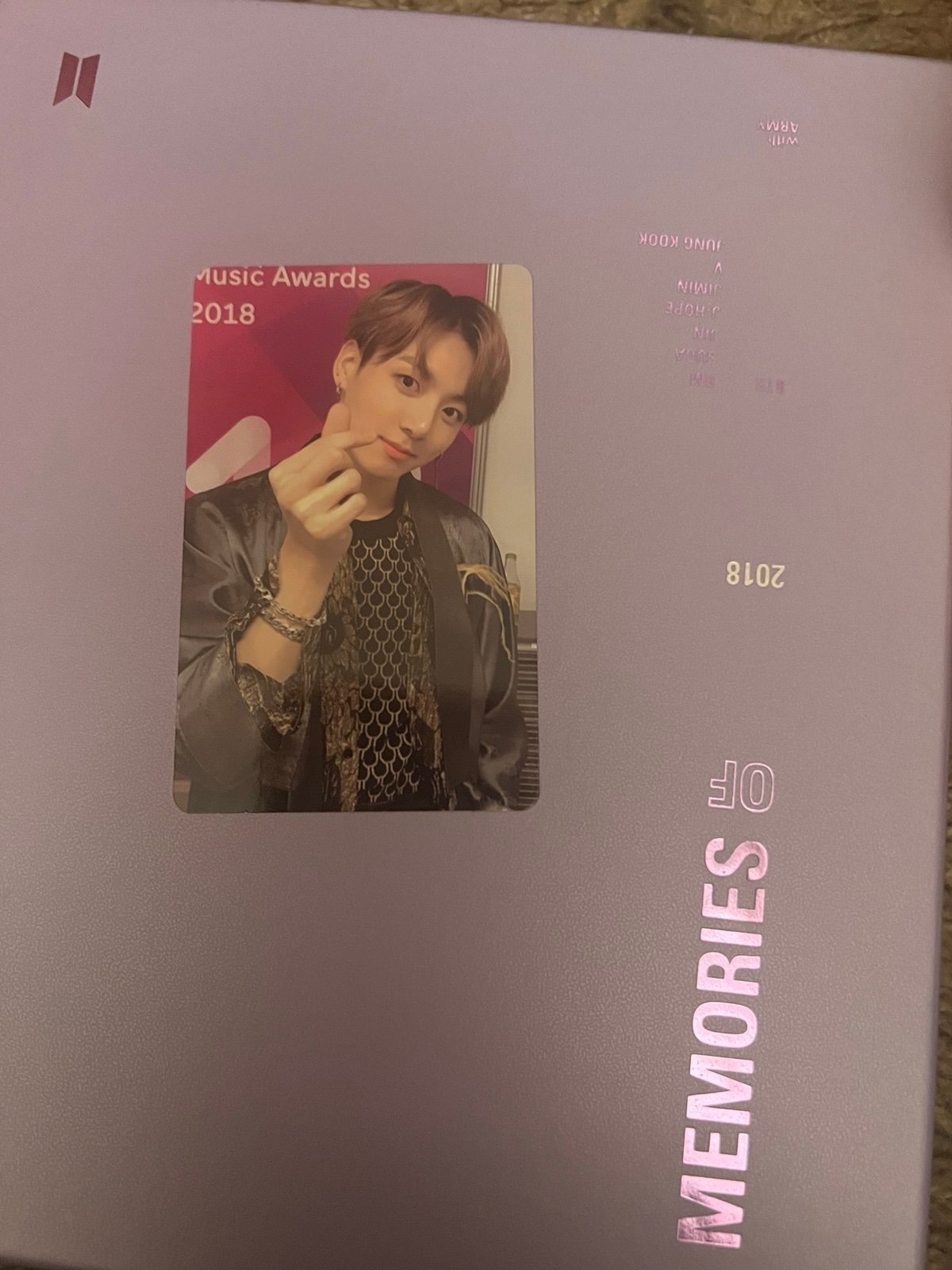 BTS 2018 Memories (Blu-Ray Edition) with Jungkook Photocard (SELLING ASAP)