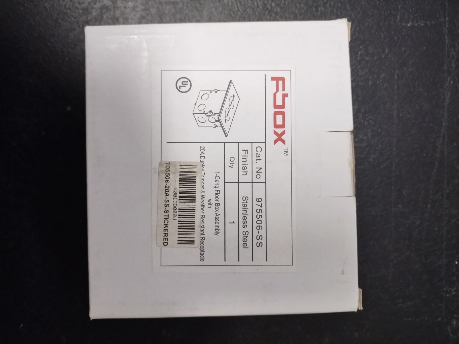 Floor Box Weather Resistant Duplex Receptacle Outlet