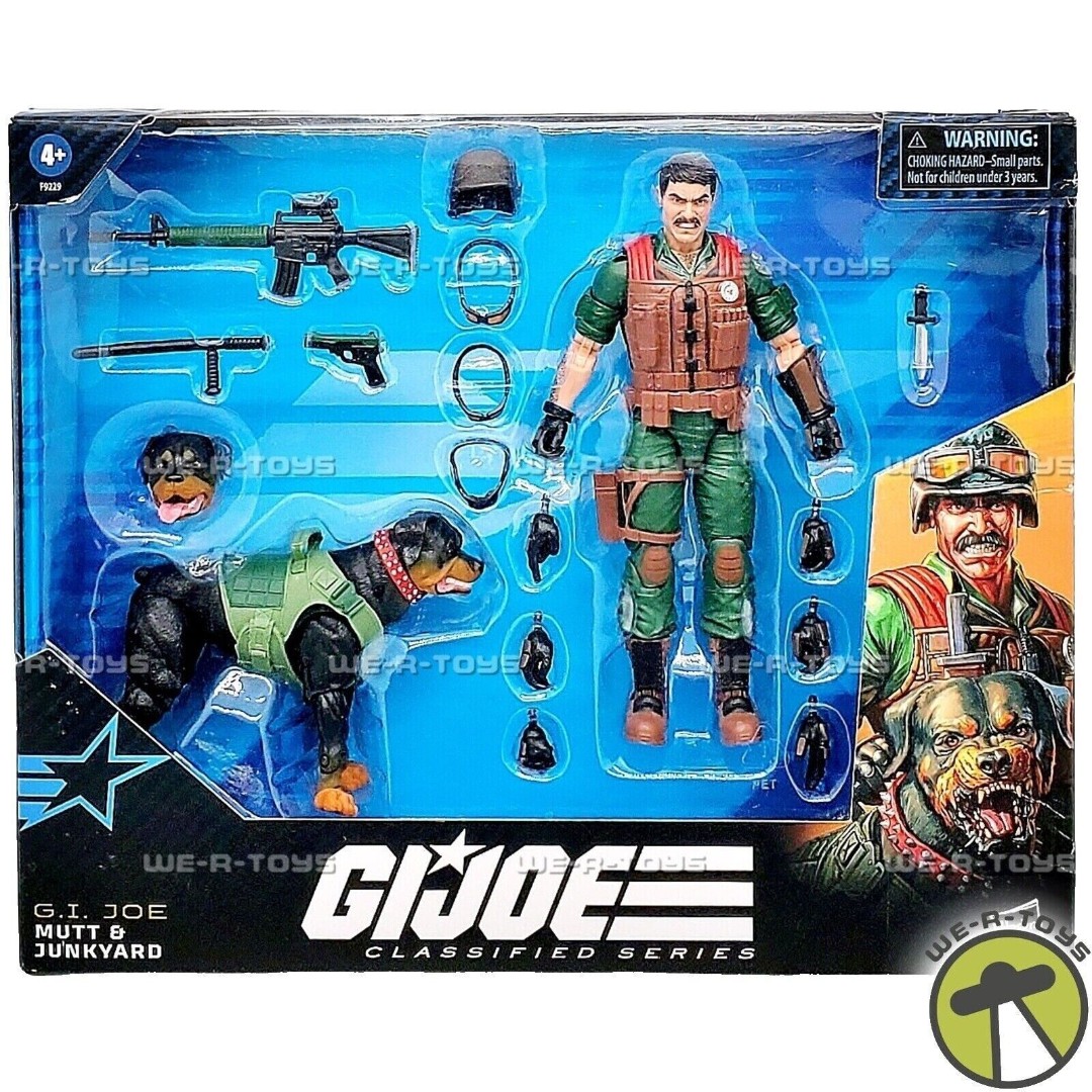 NIB Hasbro G.I. Joe Classified Series Mutt & Junkyard 6 Action Figure Set #113