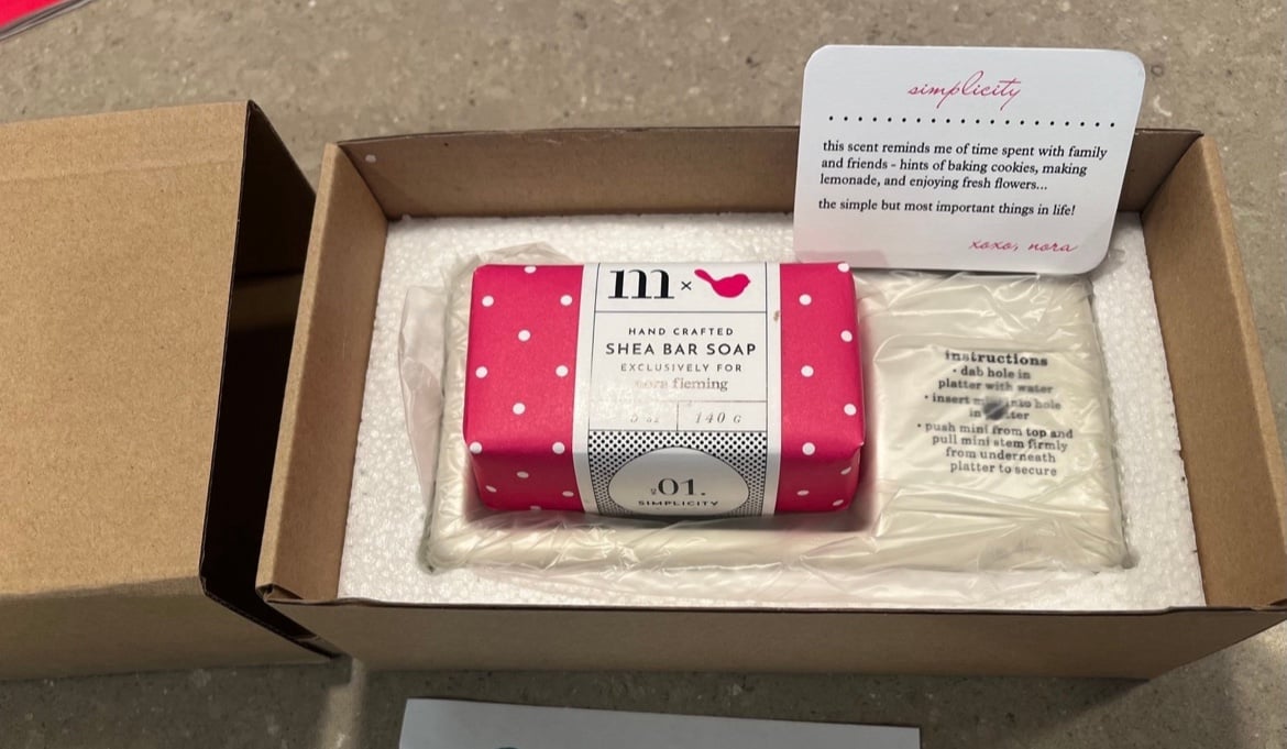 Nora Fleming RETIRED Soap Dish Brand New in Box with Soap SD01