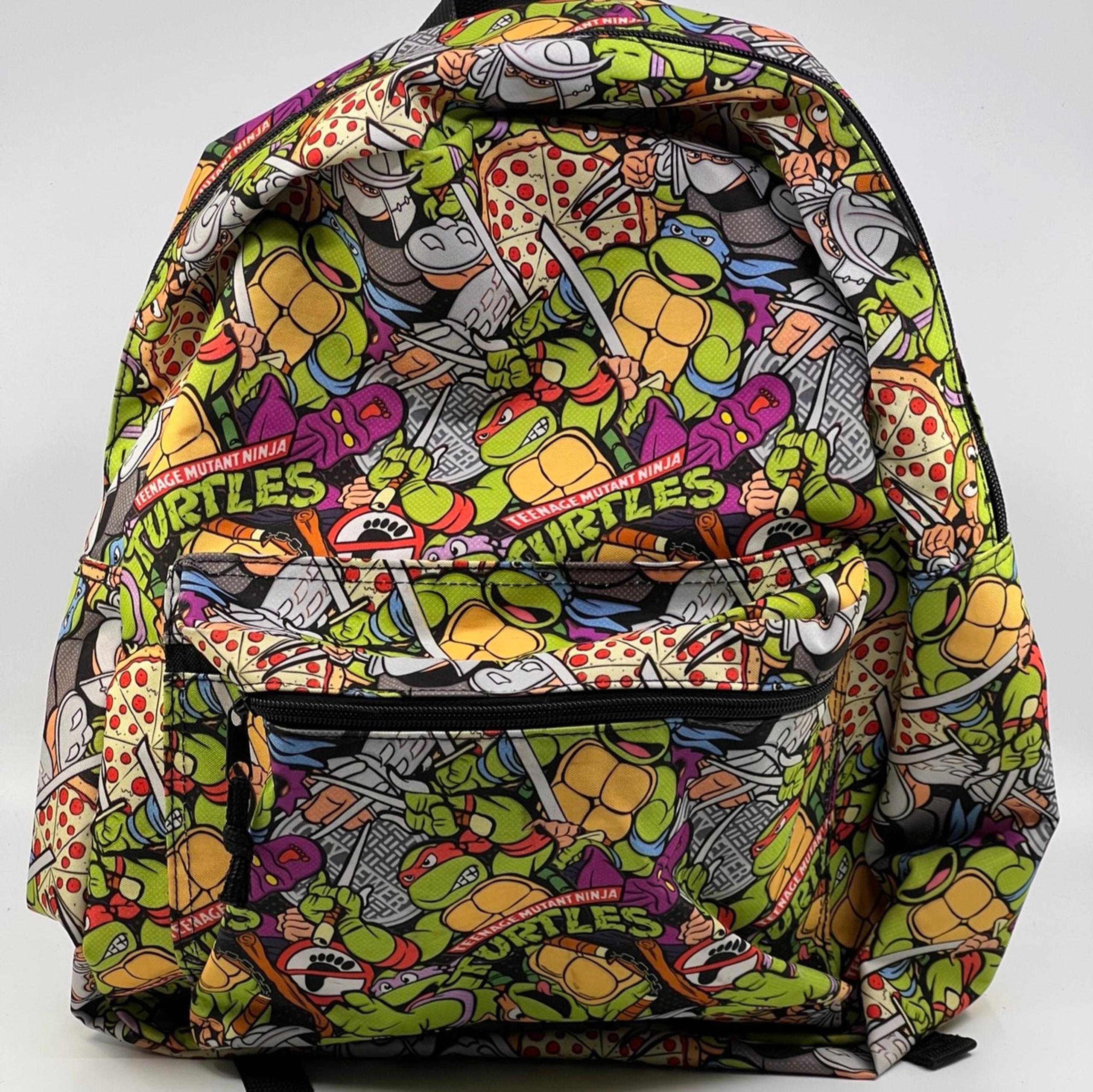 TMNT Ninja Turtles Nickelodeon Kids/Teen Backpack — Excellent!