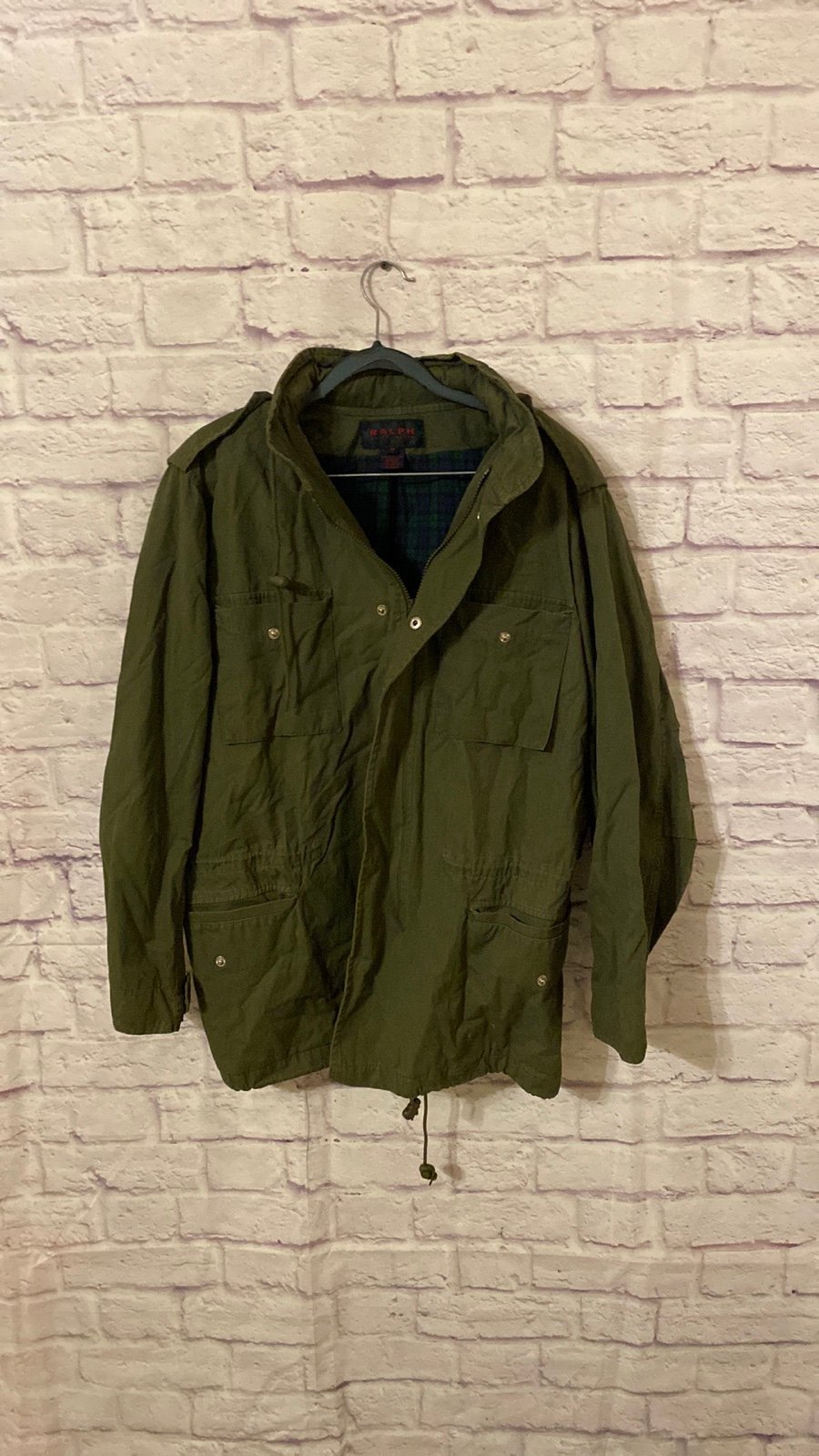Ralph by Ralph Lauren plaid lined field jacket