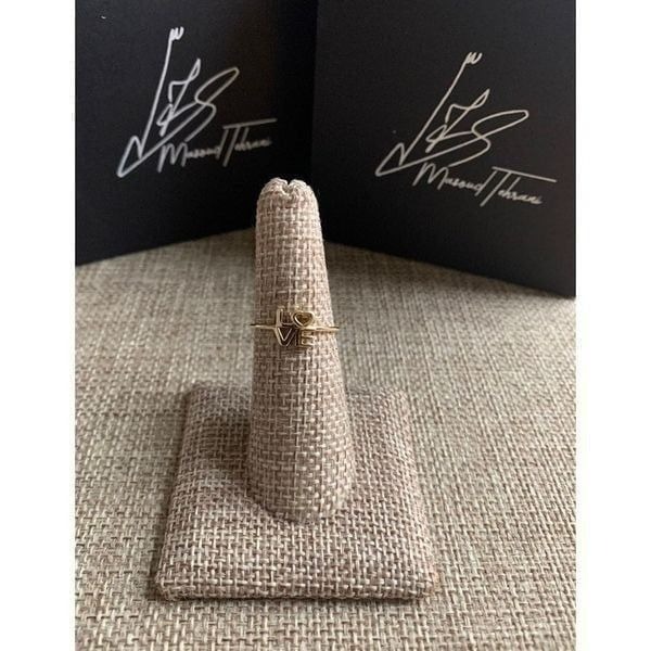 Love Ring 14k solid gold size 7