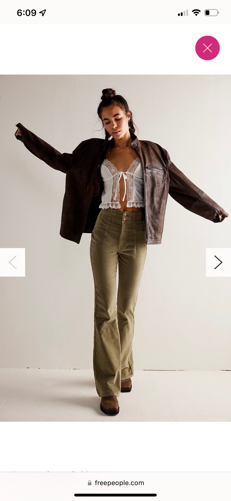 Free People Corduroy pants