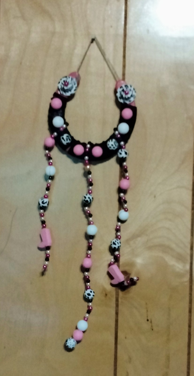 Horseshoe wall hanging