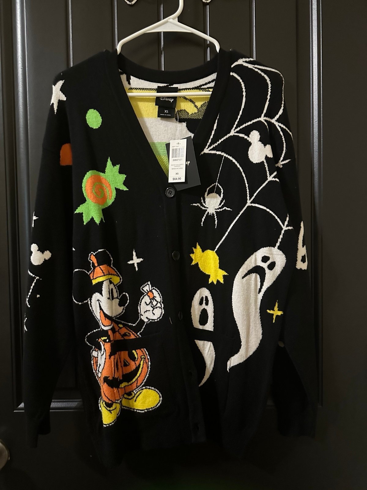 Disney Halloween Mickey Cardigan