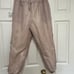 NWT faux leather quilted joggers. Size M