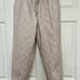 NWT faux leather quilted joggers. Size M