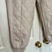 NWT faux leather quilted joggers. Size M