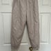 NWT faux leather quilted joggers. Size M