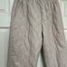 NWT faux leather quilted joggers. Size M