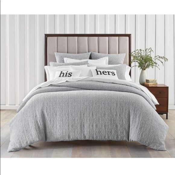Charter Club Woven Tile 3 Pc. Duvet Cover Set, Full/Queen