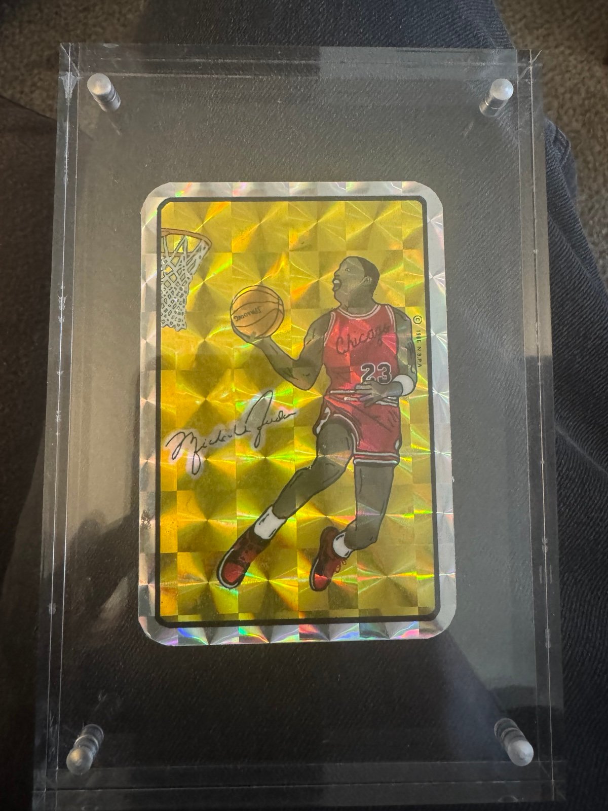 Michael Jordan 1986 jewel prism big box very rare gorgeous