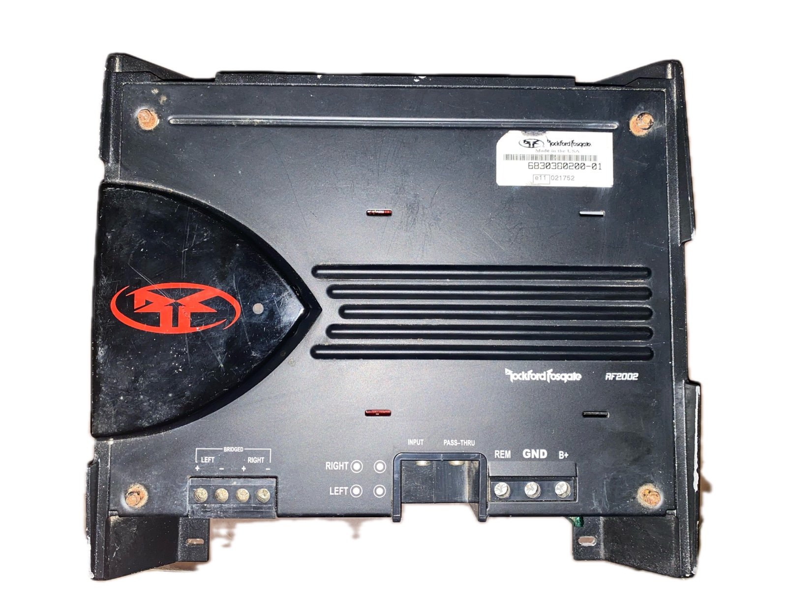 Rockford Fosgate Power AF2002 4 Channel Amp 400 PLUS Watt Amp