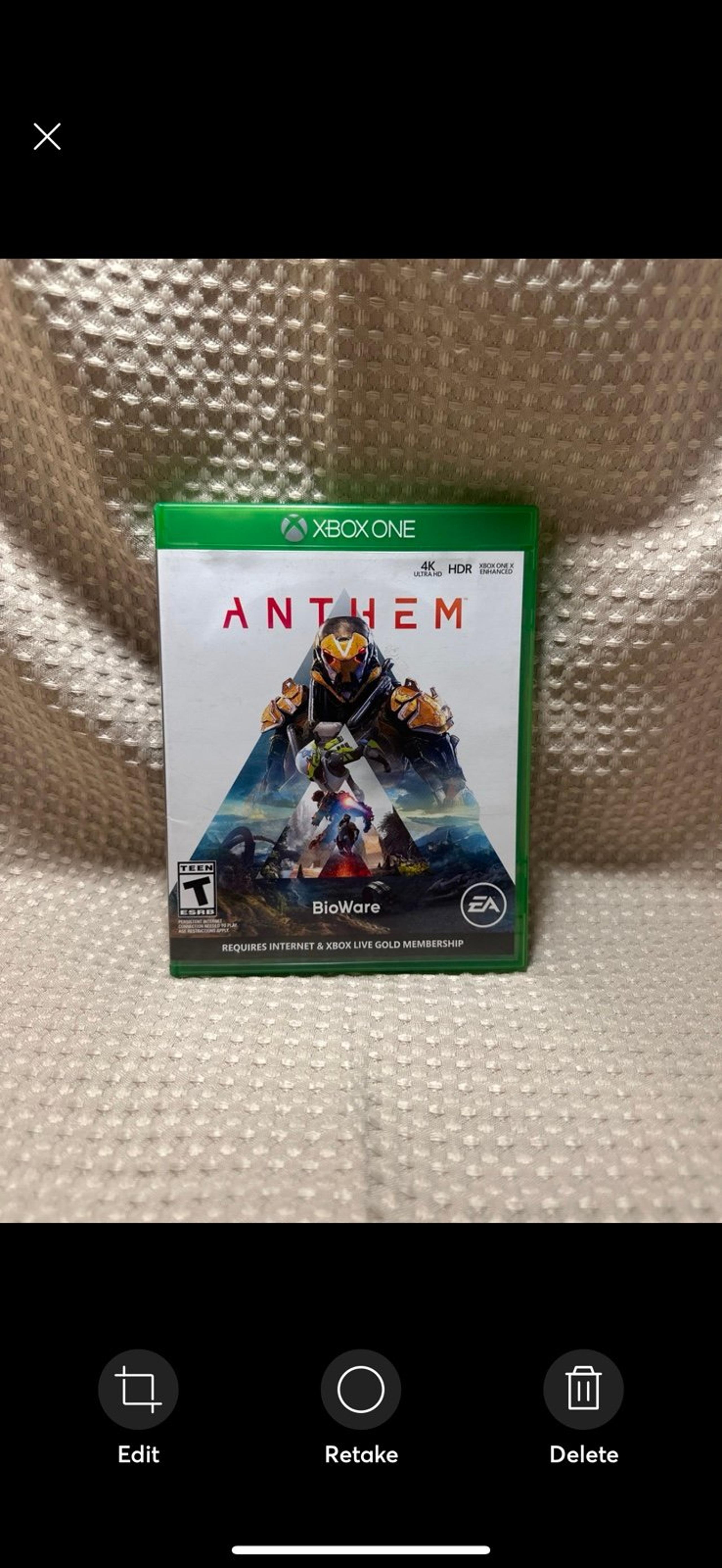 Anthem Xbox one