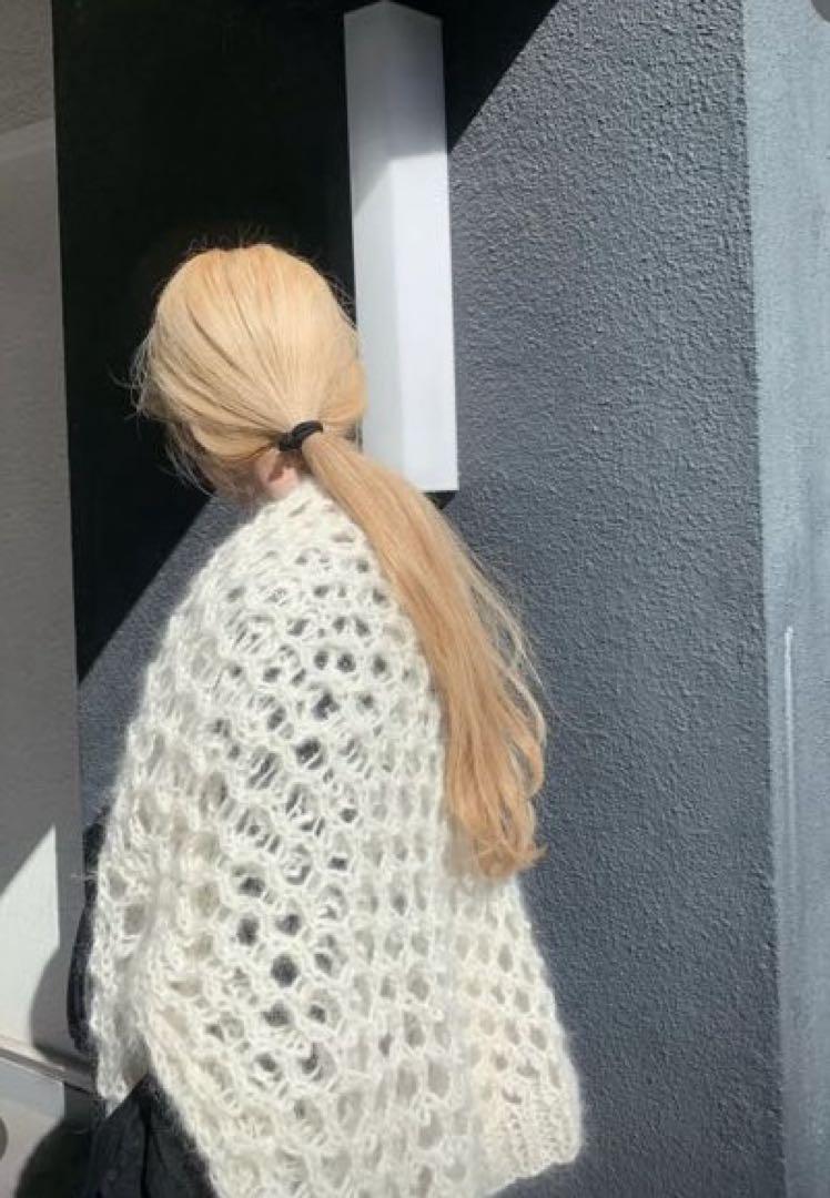 Erikokatori Mohair Hand-Knit Cardigan