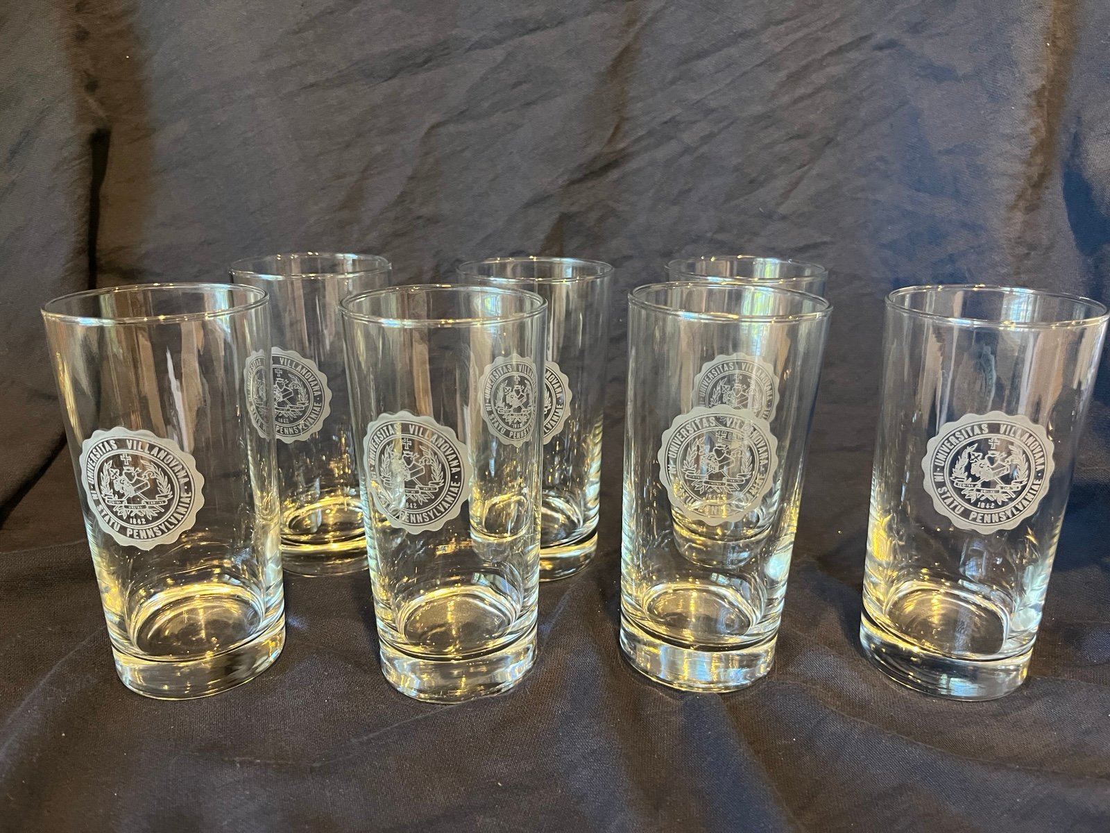 Villanova University Drinking Glasses Set of 7
