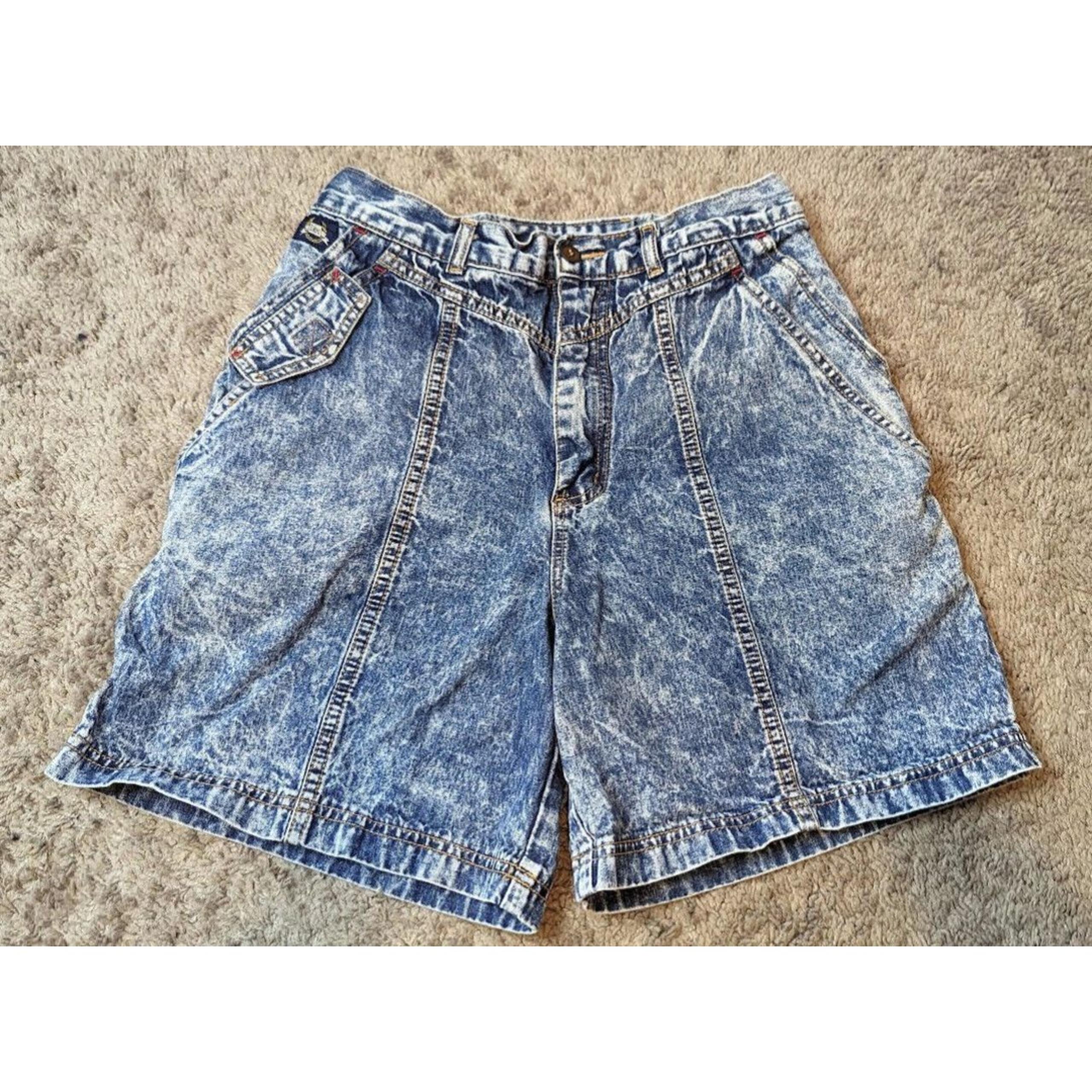 Women's Vintage Lee High Waisted Acid Washed Jean Shorts Size 31