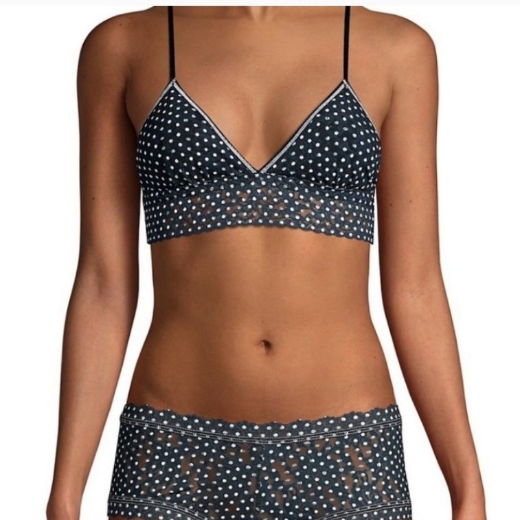 NWT Hanky Panky 'Snowfall' Padded Bralette, XS