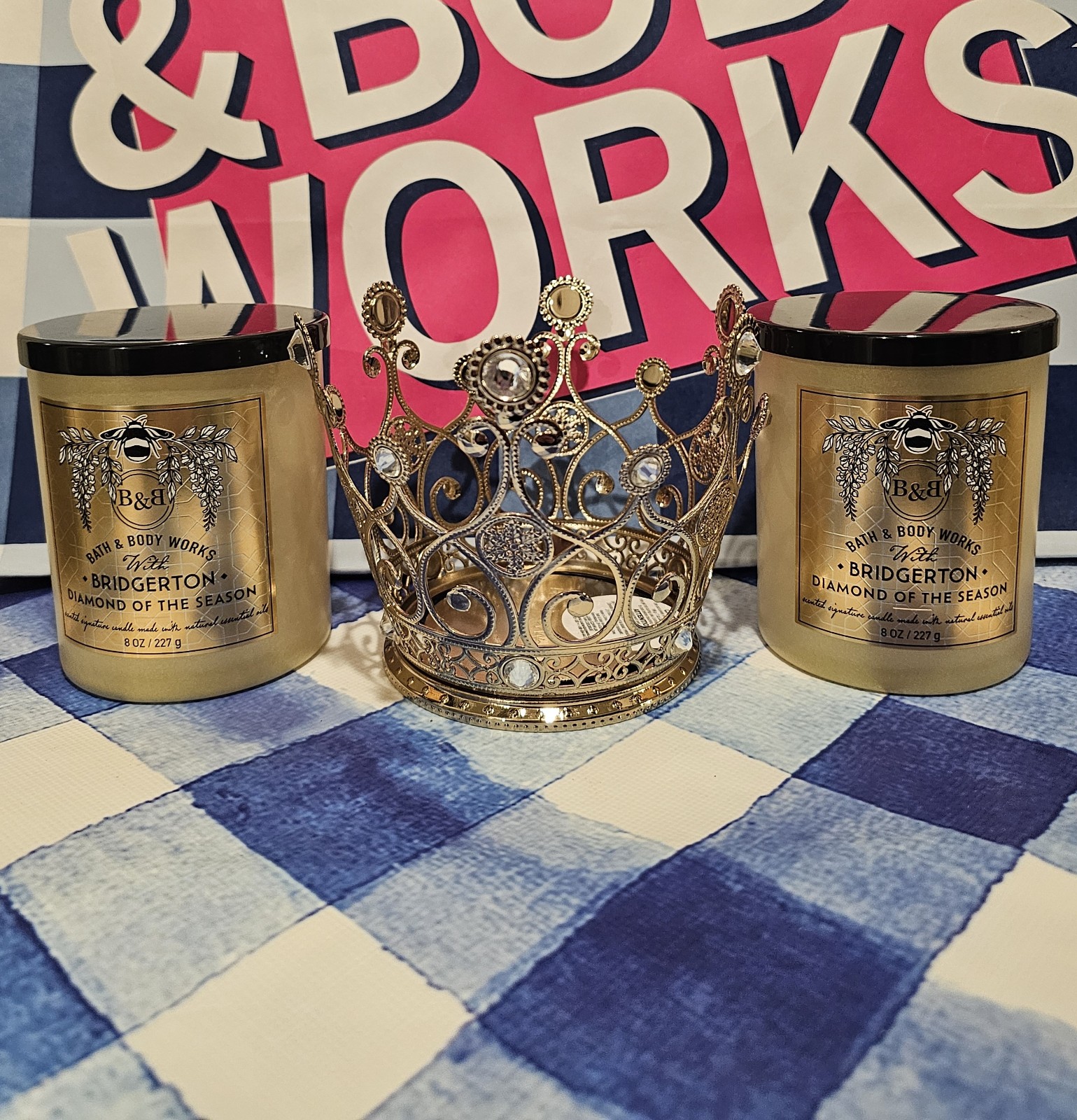 Bridgerton diamond of the season candle bundle from bath and body works