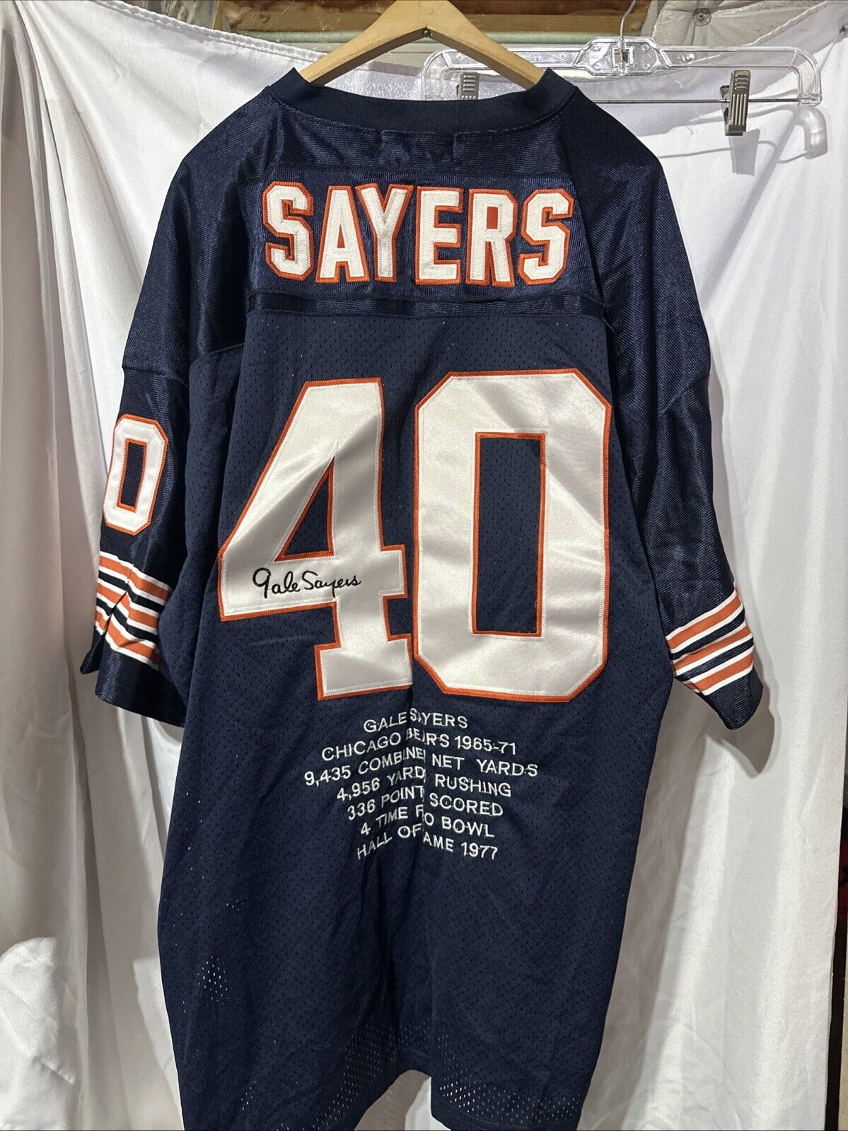 NEW Gale Sayers #40 Chicago Bears NFL Jersey Men Size 56 XXL Mitchell & Ness