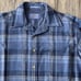 Vintage Pendleton Blue Plaid Flannel Shirt 100% Pure Virgin Wool US Made Men M