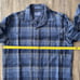 Vintage Pendleton Blue Plaid Flannel Shirt 100% Pure Virgin Wool US Made Men M