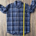Vintage Pendleton Blue Plaid Flannel Shirt 100% Pure Virgin Wool US Made Men M