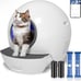 OPEN BOX NEW UNUSED Self Cleaning Litter Box for Cats 2 Pack Cat Litter, Nafcefi
