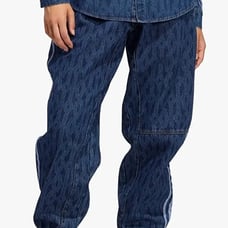Adidas ivy park denim track pants new small