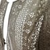 Chico’s TRAVELERS COLLECTION Foil Lace Jacket Mochachino size 2 Large NEW