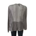 Chico’s TRAVELERS COLLECTION Foil Lace Jacket Mochachino size 2 Large NEW