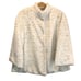 new Faux Fur Cape Bell Sleeve Soft White w/ 1 Snap Made in Italy women's size M