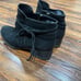 Born Montilla Women Black Leather Ankle Booties Tassel Boots Zip Size 9 Suede