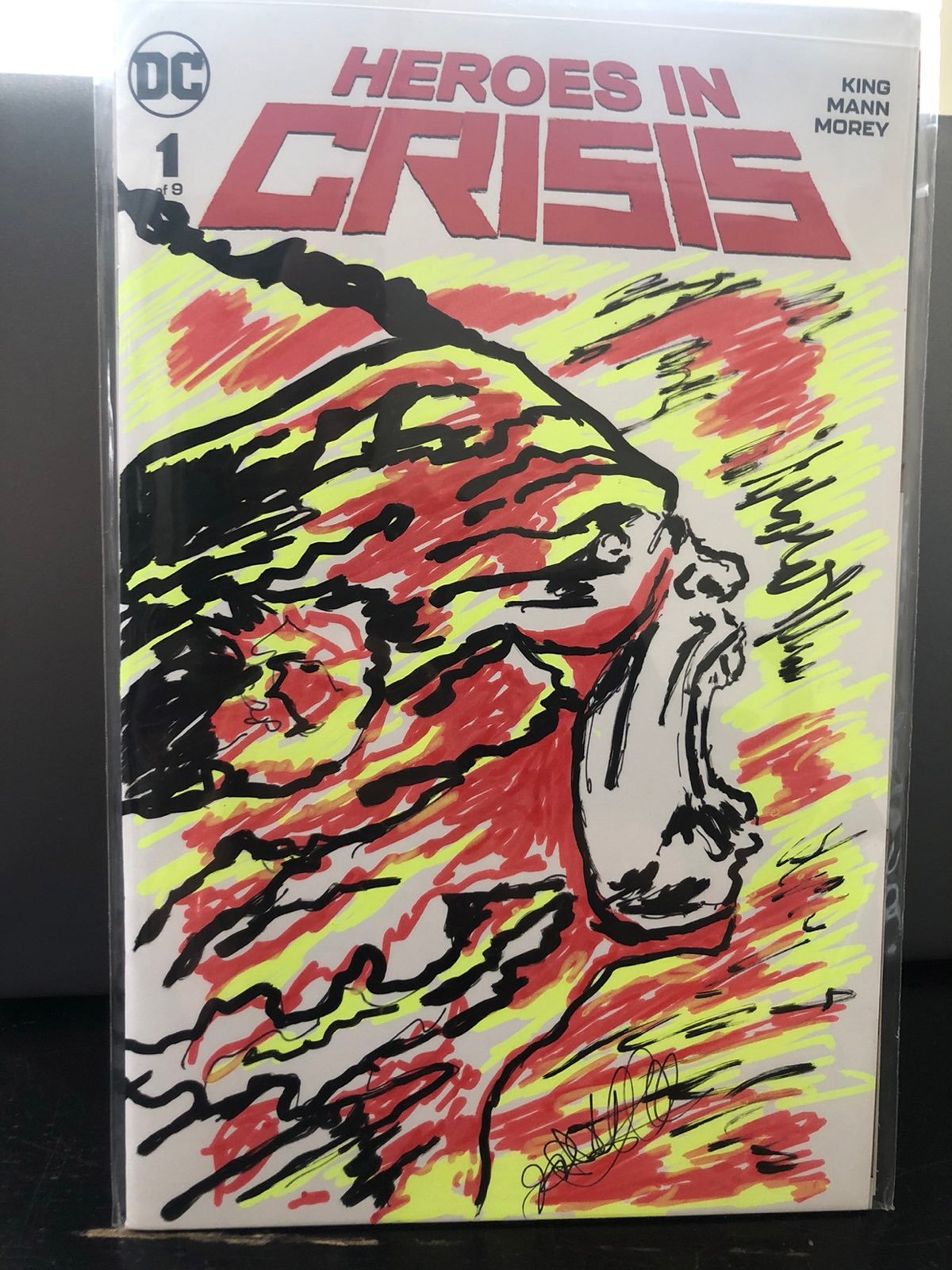 Heroes in crisis double sketch wrap arou