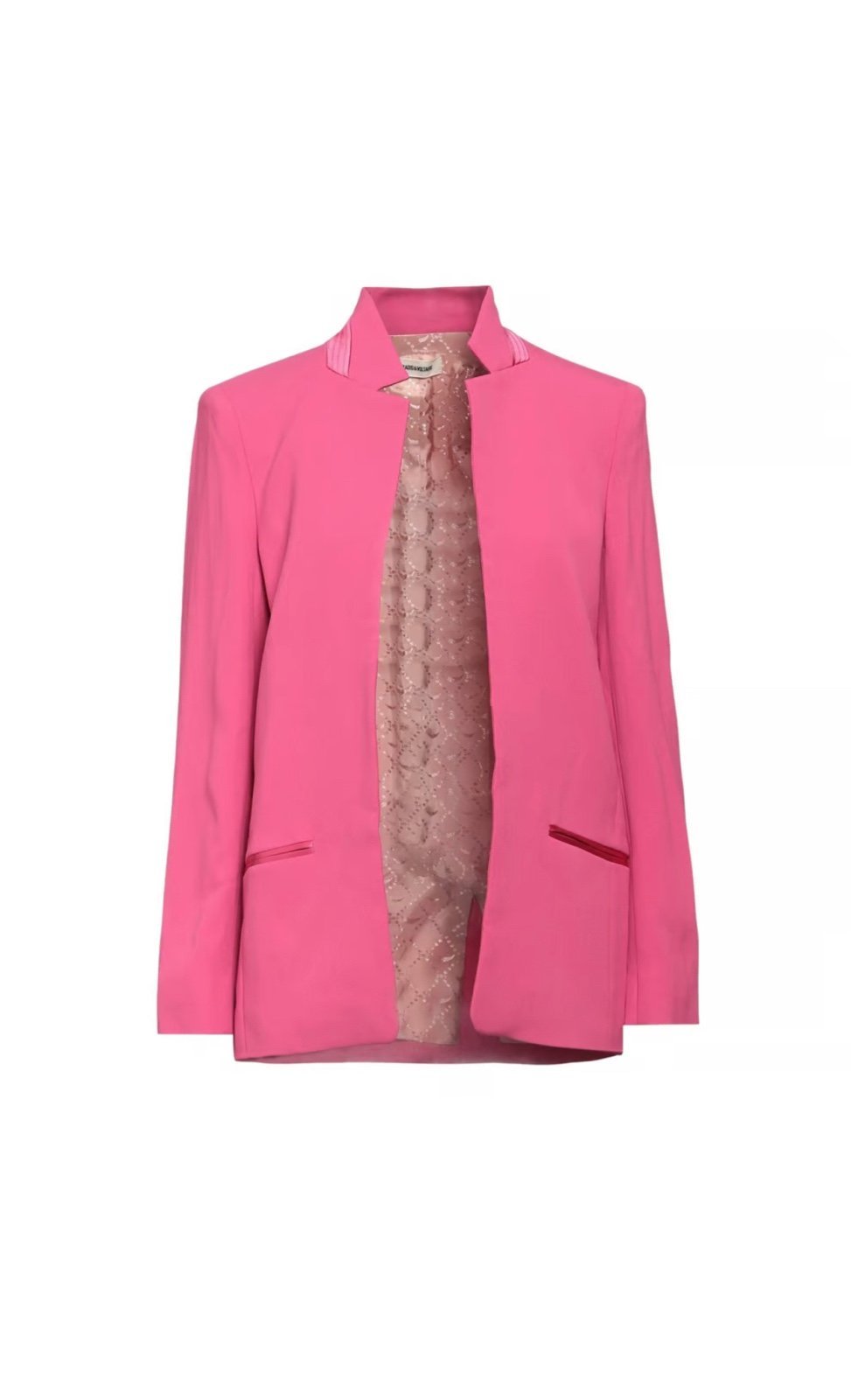 zadig and voltaire volley satin blazer