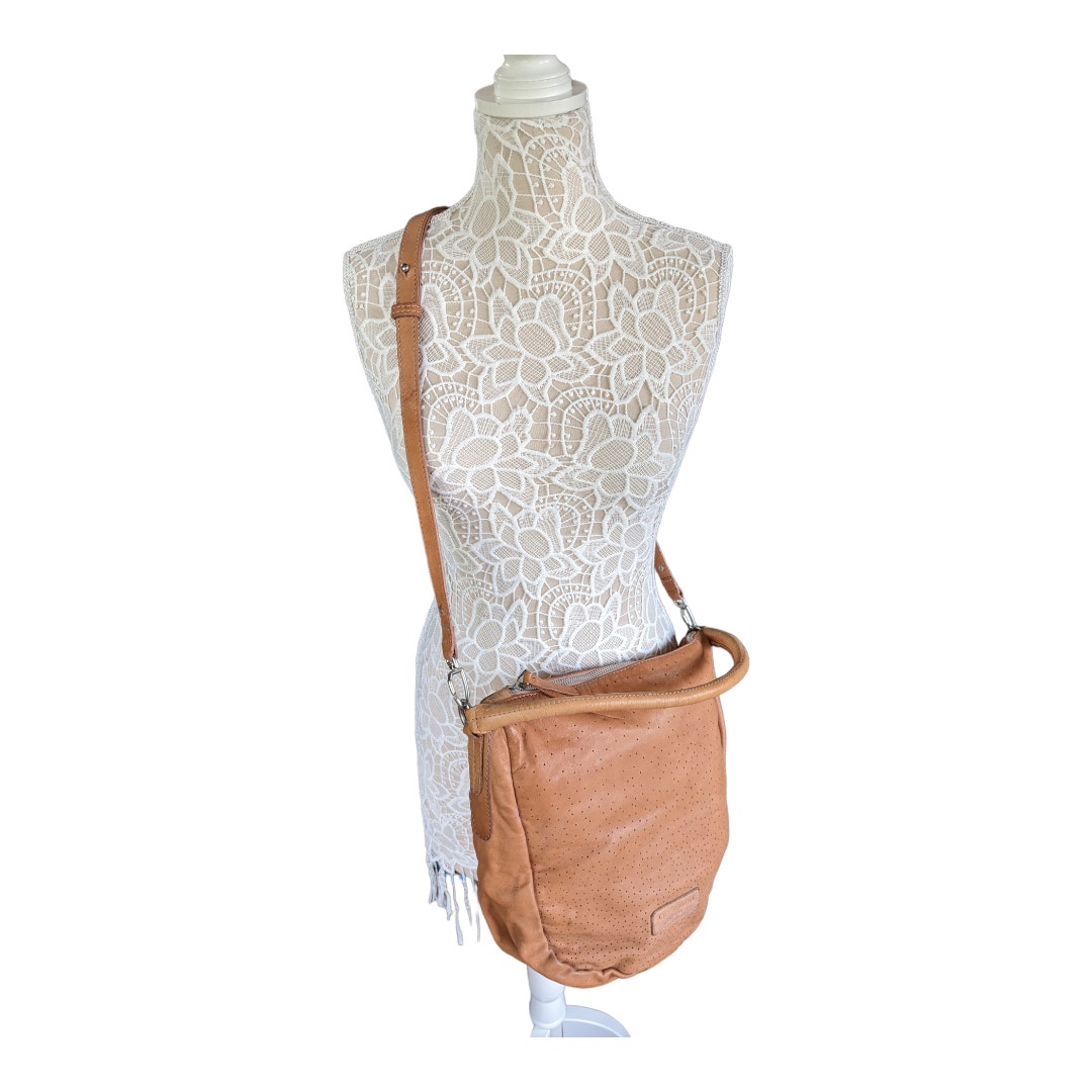 Liesbeskind Perforated Leather Hobo Purse