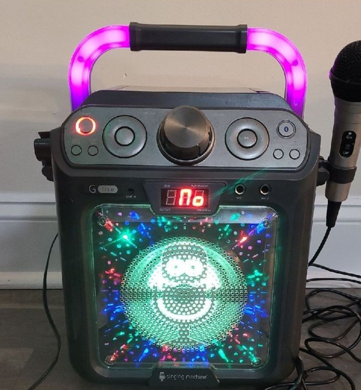 LED Bluetooth & Disc Karaoke Machine