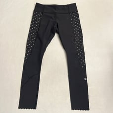 Lululemon Tight Stuff Tight Black / Sequin Dot Black Silver / White