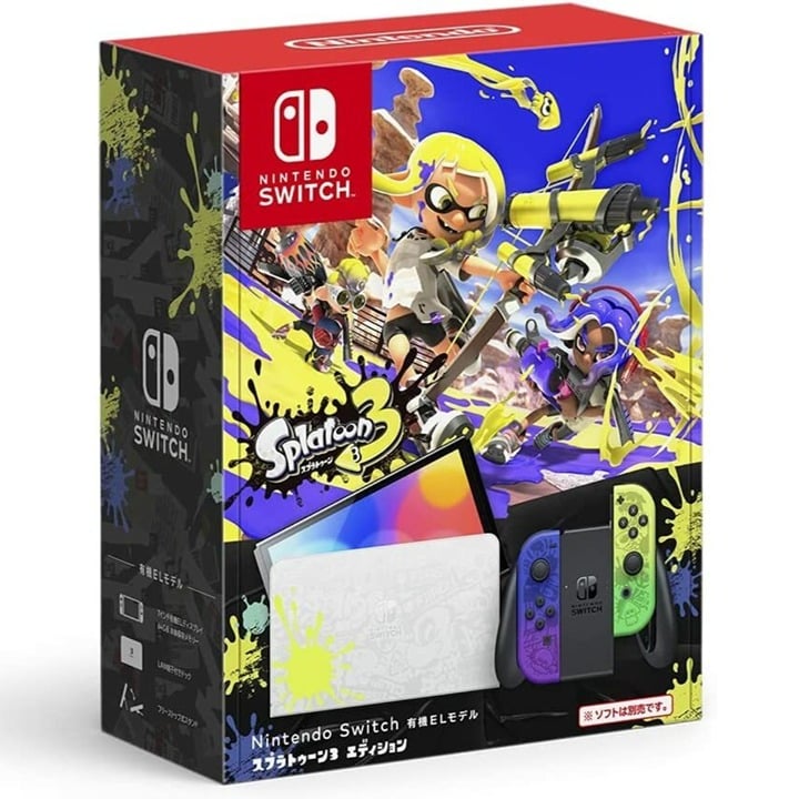 New Nintendo Switch OLED Model Splatoon 3 Special Edition Japanese Version